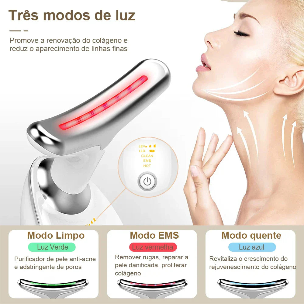 LiftGlow — Massageador Facial 7 em 1