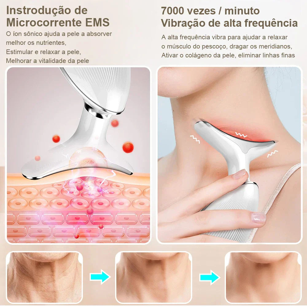 LiftGlow — Massageador Facial 7 em 1